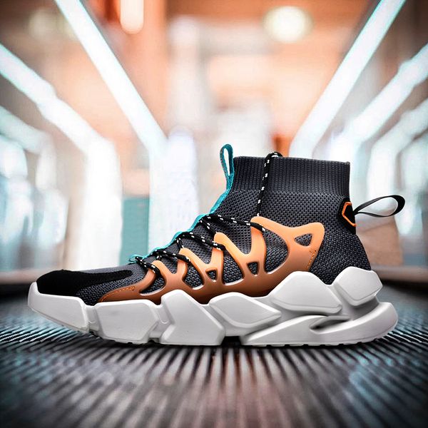 

trend outdoor running shoes for men high-quality lightweight walking jogging sports shoes breathable sneakers zapatos de hombre