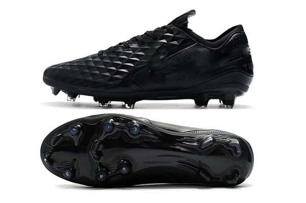 

comfortable mens soccer shoes tiempo legend 8 elite viii fg soccer cleats under the radar original football boots high quality, Black