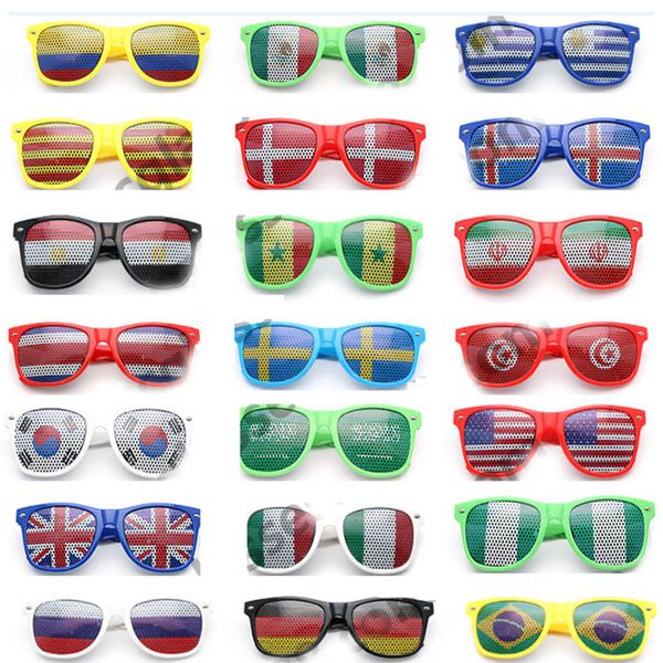 

36 style bar party fans sunglasses for national flag world cup football festival fans sunglasses party favor gifts hh7-956