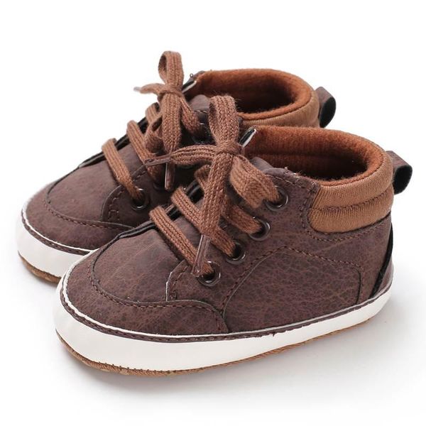 

baby casual shoes newborn infant shoes for boys kids soft sole non-slip crib sneakers children, Black