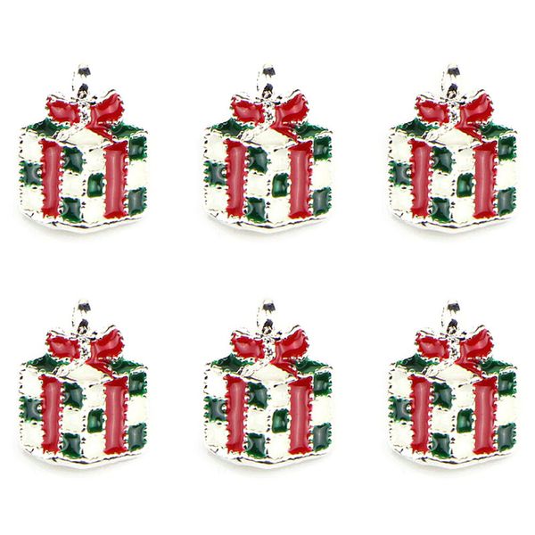 

new 10pcs/lot christmas tree santa wreath pendant charms fit pandora bracelets women diy jewelry drop ornaments wholesale