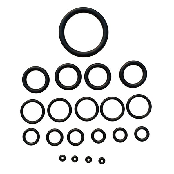

20x various size bcd hose o-ring kit for scuba diving snorkeling gear equipment