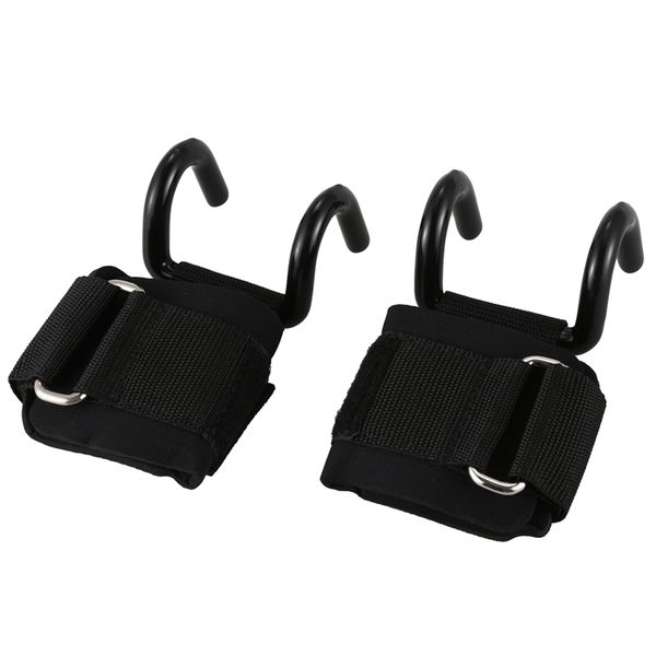 

1 pair of weightlifting hook training gym grip with thick strap wrist support power weightlifting dumbbell hook weight benches