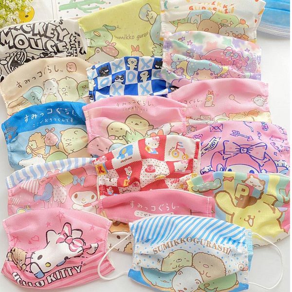 

dhl scooby doo live action movies face mask for kids cubrebocas para ninos tapaboca cotton ice silk summer cartoon masque hwge