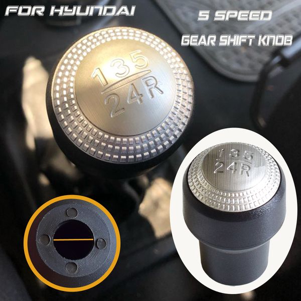 

car styling new 5 speed mt gear shift knob lever shifter for tiburon coupe 02-08/elantra 02-06/tucson 04-06/getz 02-11