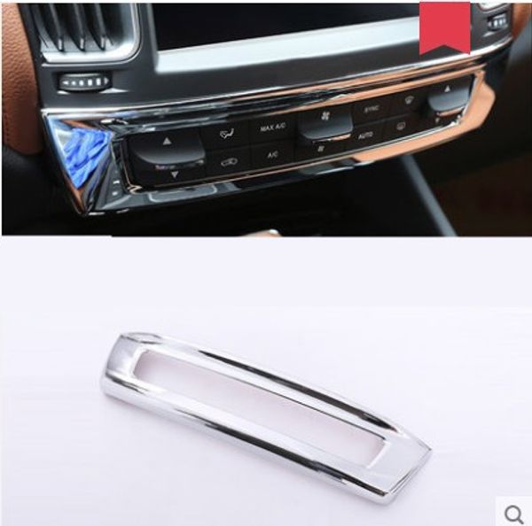 

car glossy central control mode frame cover trim for maserati levante 2017-2018 abs silver style car styling new