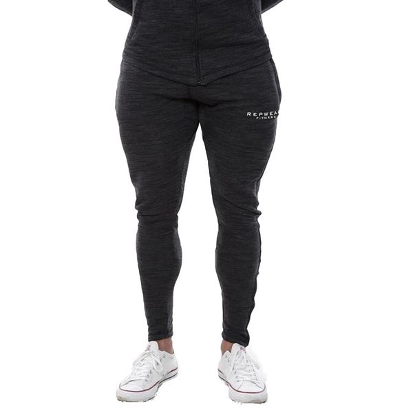 

2018 autumn new style muscle fitness brothers sports pants men's trousers casual section-color running pants, Black;blue