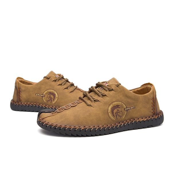 

2019 mens luxury shoes men designer shoes loafers men casual for breathable lace-up male zapatos hombre, Black