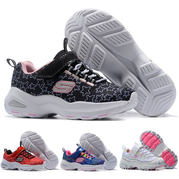 

девушки парни малыш кроссовки люксовый дизайнер бренд детская обувь дети boy and gril спортивные кроссовки легкая атлетика баскетбольная обу, Black