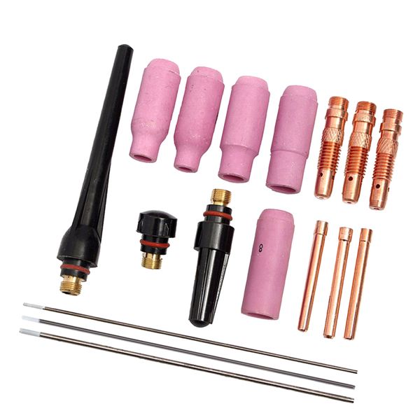 

17xwp17 18 26 tig welding torch cup collet body nozzle tungsten gas lens kit