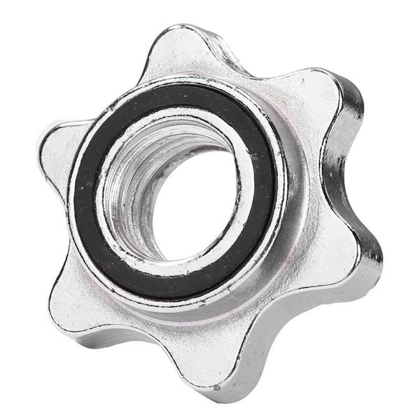 

standard sports hexagon nut round nut barbell bar solid steel spin-lock collars clamps dumbell accessory