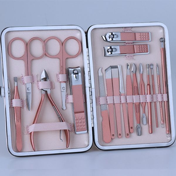 

new professional stainless steel nail clippers fingernail toenail nail cutter scissors grooming kit pedicure manicure tools