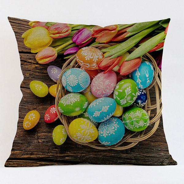

easter sofa bed home decoration festival pillow case cushion cover happy easter home decoration 2020
