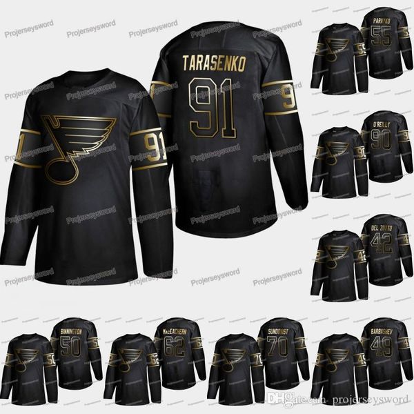 

Mens St. Louis Blues Vladimir Tarasenko 2019 Golden Edition Jersey Binnington Colton Parayko David Perron Oskar Sundqvist Ryan O'Reilly