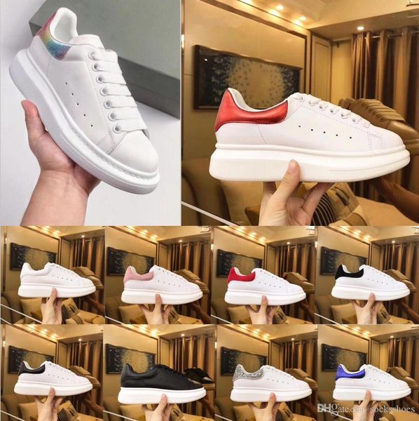 

luxury designer shoes womens mens trainers white leather platform shoes flat casual party wedding shoes suede sports sneakers, Black