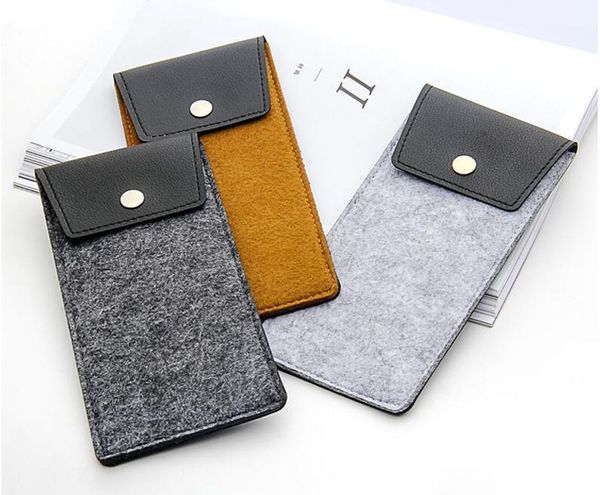 

soft felt sunglasses eyeglasses sleeve glasses pouch case organizer storage bags