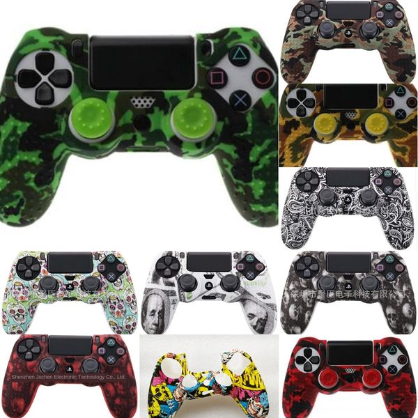 

pnu8a cover slip w silicone case anti white grip cap for playstation ps4 controller l41f
