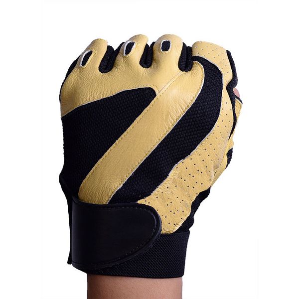 

gym gloves dumbbells weightlifting aerobics anti-skid training semi finger sheepskin breathable gloves men and women
