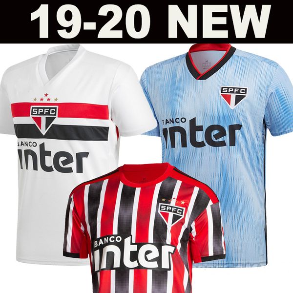 

2019 2020 brazil sao paulo soccer jerseys 19 20 brasil thailand camisa 3 third souza helinho peres everton hernanes champions football shirt, Black;yellow