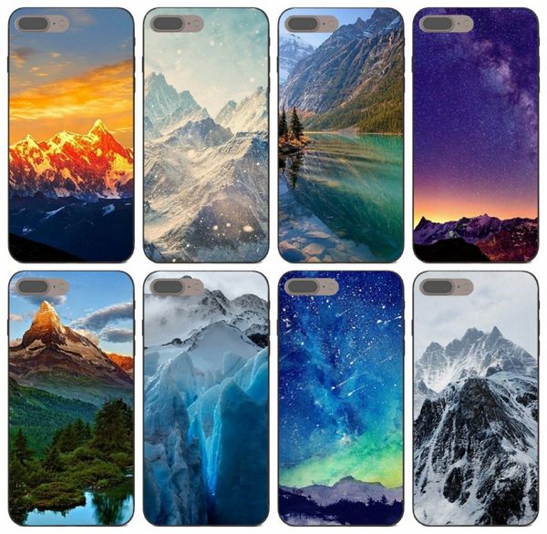 

[tongtrade] snowy mountain clouds sea landscape case for iphone 8 7 6 5 4 plus x xs 11 pro max galaxy a90 a9s alpha g850 redmi note 4x case