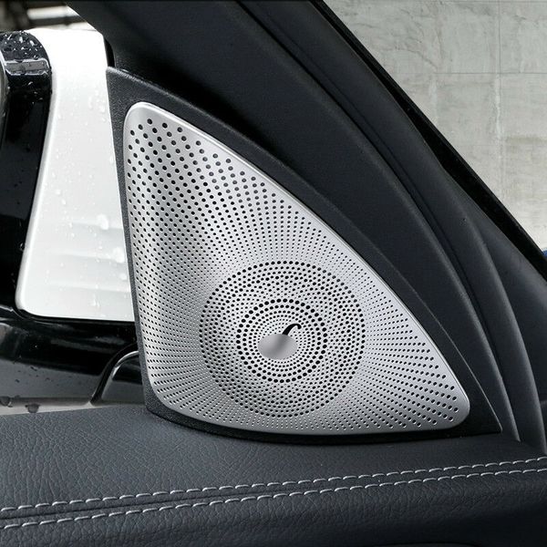 

refit for benz e class w213 s213 2016-2019 matte car door audio speaker cover trim