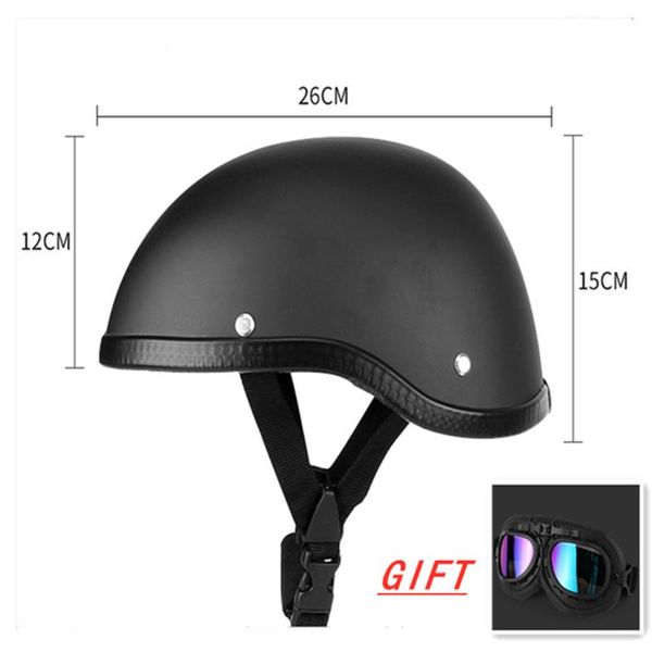 

половина лицо винтажный мотоцикл шлем ретро немецком стиле круизер чоппер