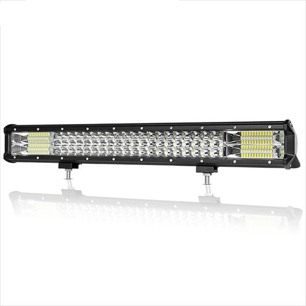 

23 inch tri-row offroad led light bar combo beam spotlight led work fog light for truck tractor uaz atv suv 4x4 auto headlight