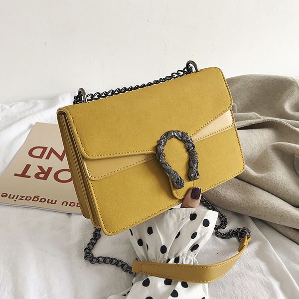 

сумка цепи одного плеча пакет chic малые ck женщина пакет 2019 western style texture популярные messenger мобильный телефон роскошные сумки