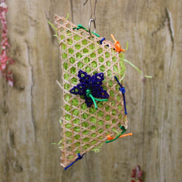 

bird rope bamboo weaving parrot paper capa-citor wire drawing toys