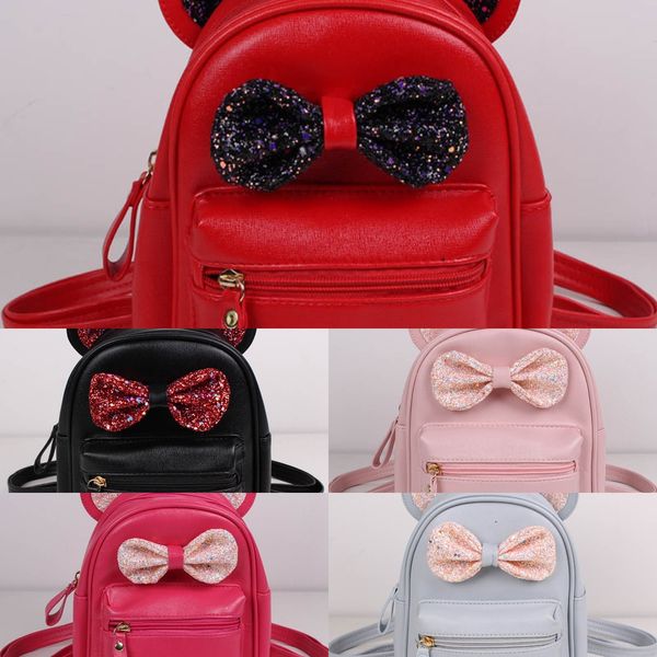 

h9a2c female 2019 casual butterfly bow children's cute cartoon pu female 2019 casual butterfly backpackbow children's backpack cut