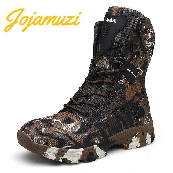 

men safety work hunting shoes camouflage lace up waterproof combat army boots mens tactical ankle desert boots
