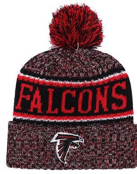 falcons beanie with pom