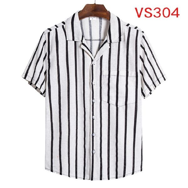 

19 man leisure time short sleeve flower shirt ys21, White;black