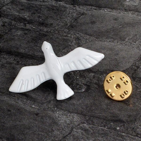 

fashion collar breastpin alloy jewelry enamel sweater clip decor cartoon lapel brooch lapel pin animal unique, Gray