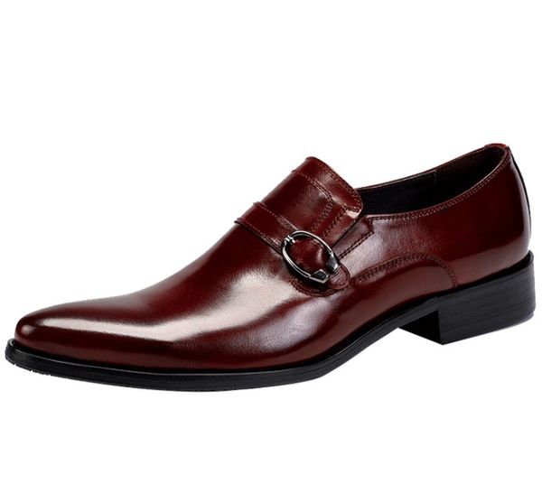 

gentleman party dress business red sole greggo cap toe men's flat oxford homme loafers shoes walking, Black