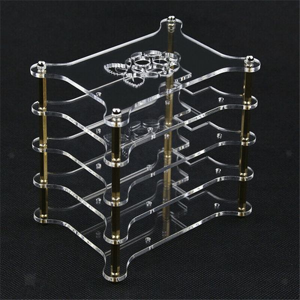 

transparent 4-layer acrylic cluster case fits for 4b / 3b+ / 3b