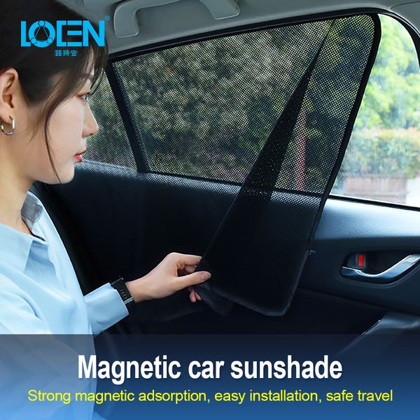 

summer single layer thickened encryption mesh magnetic car curtain magnetic suction car sunshade safe travel ventilation