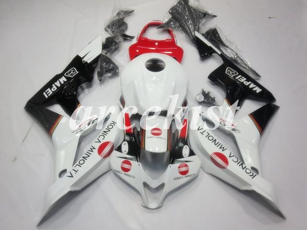 

4 бесплатные подарки новый abs полный обтекатели комплект подходит для honda cbr600rr f5 2007 2008 07 08 кузовного набор пользовательских бе
