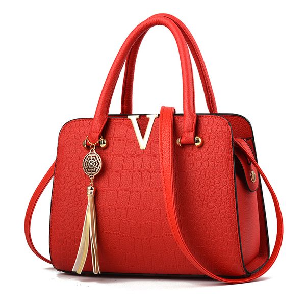 

hbp purses handbags women totes shoulder bags leather bag purse womens handbag crossbodybag red color