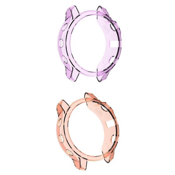 

silicone full cover screen protective case for garmin fenix 6s 45mm 2 color