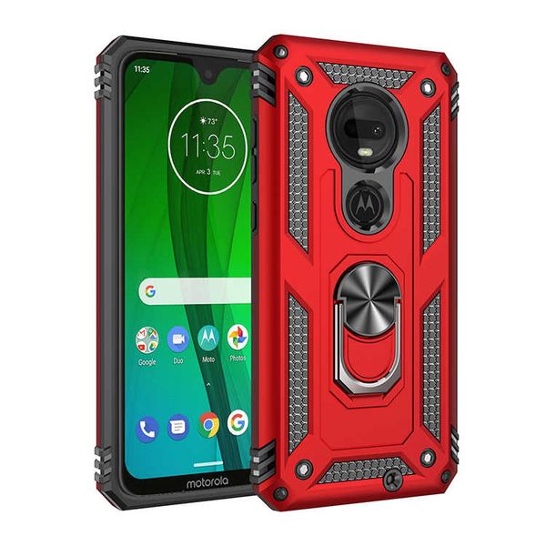 

luxury heavy duty armor shockproof phone case for motorola moto g7 plus g7plus g7 power armor case hybrid bumper silicone cover