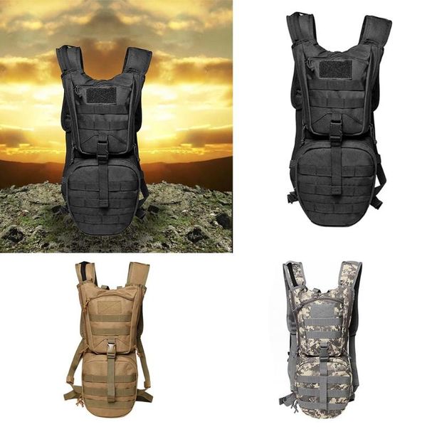 

outdoor sport water bag bladder hydration backpack molle packs set for outdoor camping hunting hiking cycling backpack