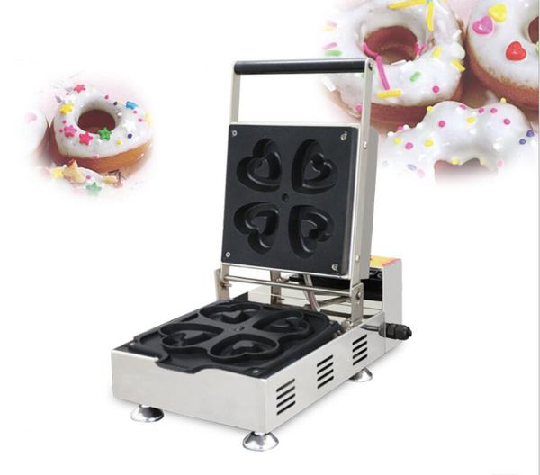 

heart shape waffle maker, 110v 220v commercial waffle making machine, sweet heart shape donut maker machine