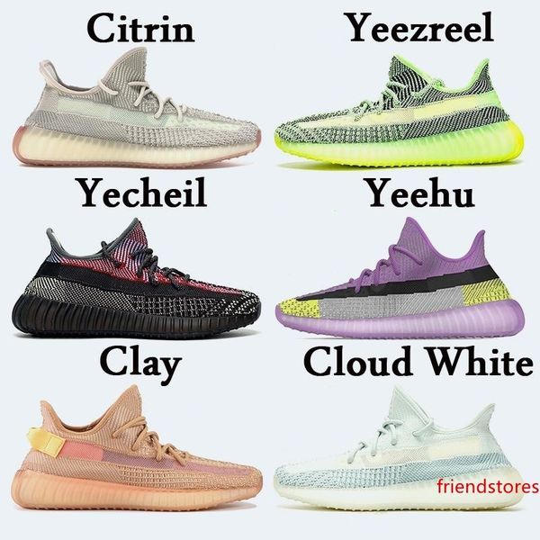

2020 stock x v2 yecheil yeehu glow кроссовки citrin cloud белый черный светоотражающие кроссовки kanye west дизайнерские кроссовки спортивна