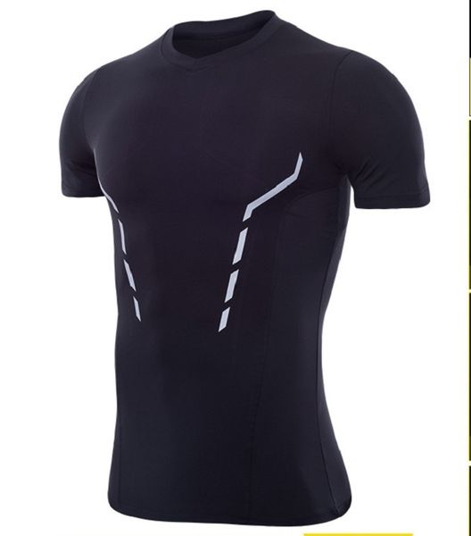 

mens summer gyms fitness t-shirt crossfit bodybuilding slirts prin o-neck short sleeves cotton tee wzii, Black;blue