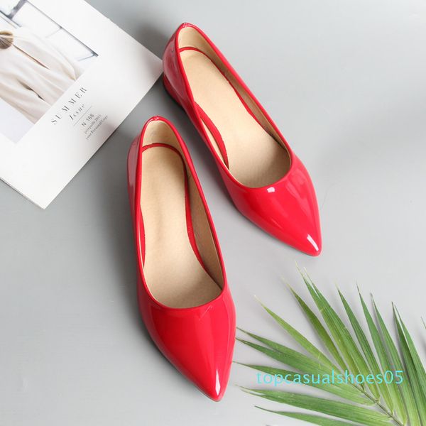 

meotina women shoes pumps pointed toe thick heels spring ladies low heels slip on casual shoes 2020 white red large size 9 42 43 t05, Black