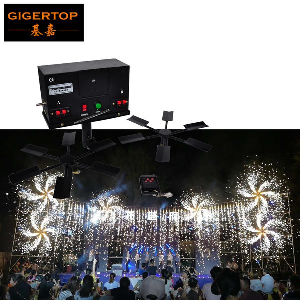 

tipstage light tp-t100 double wing fountain fireworks firing system wireless remote control stage effect machine fireworks