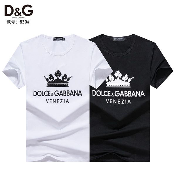 

2019 crown men's designer t-shirt black and white men's fashion designer t-shirt short sleeve s-xxxl, White;black
