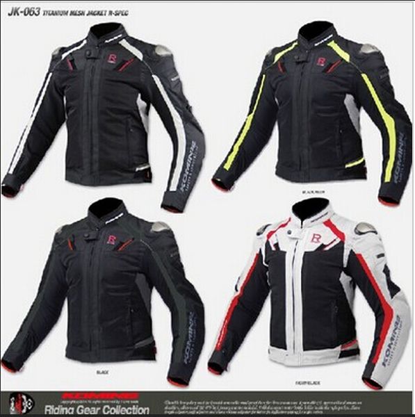 

komine jk 063 's titanium alloy automobile race motorcycle jacket ride service popular brands clothing