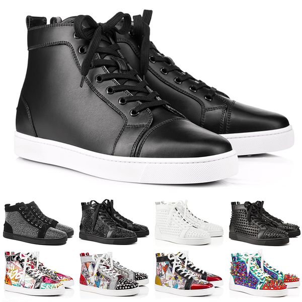 

ace designer casual shoes for men women studded spikes flats sneakers party lovers genuine leather fashion sneaker size 36-46